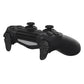 PlayVital 2 Pair Black Shoulder Buttons Extension Triggers for PS4 All Model Controller, Game Improvement Adjusters for PS4 Controller, Bumper Trigger Extenders for PS4 Slim Pro Controller - P4PJ001 PlayVital