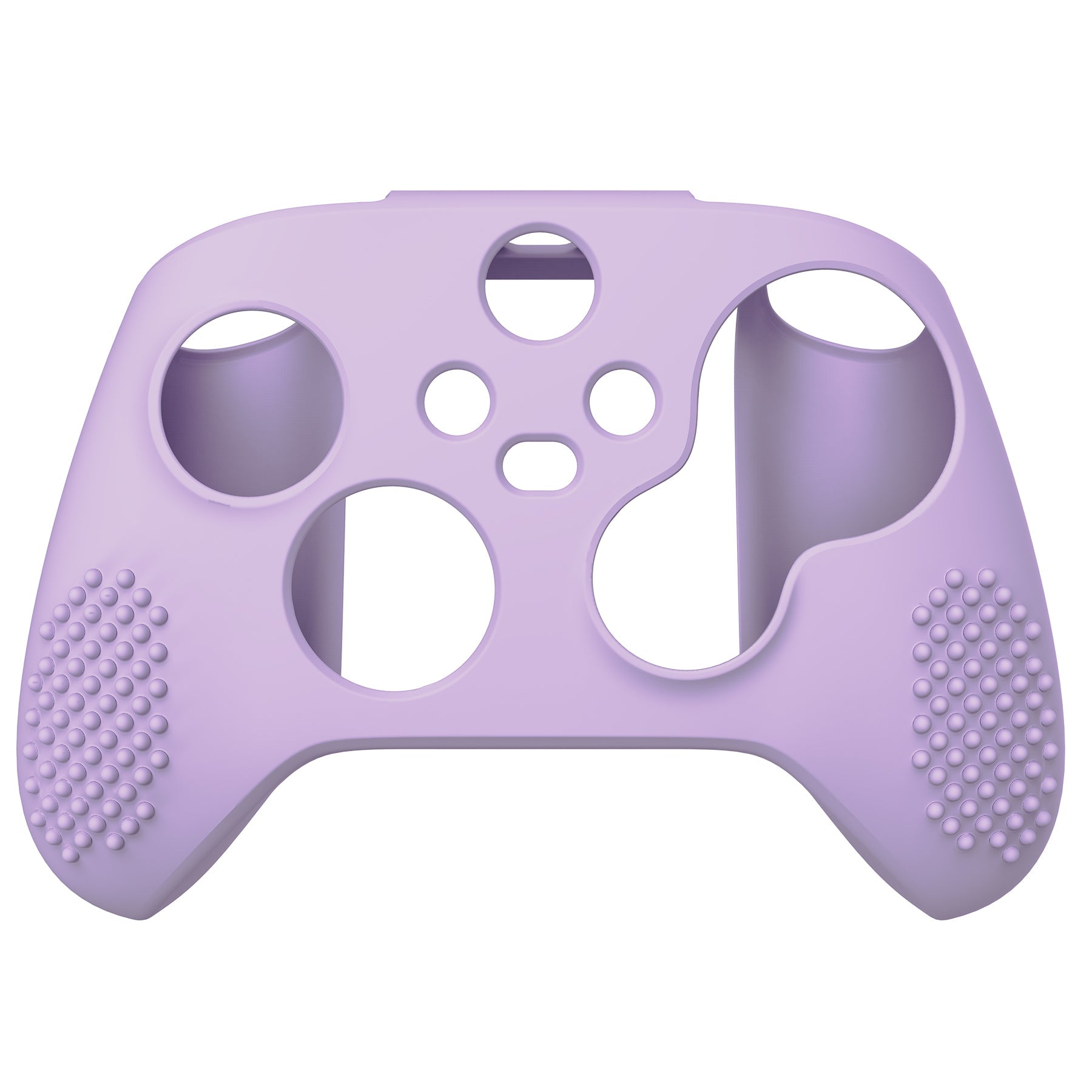 PlayVital Mauve Purple 3D Studded Edition Anti-slip Silicone Cover Skin for Xbox Series X Controller, Soft Rubber Case Protector for Xbox Series S Controller with 6 Black Thumb Grip Caps - SDX3009 PlayVital