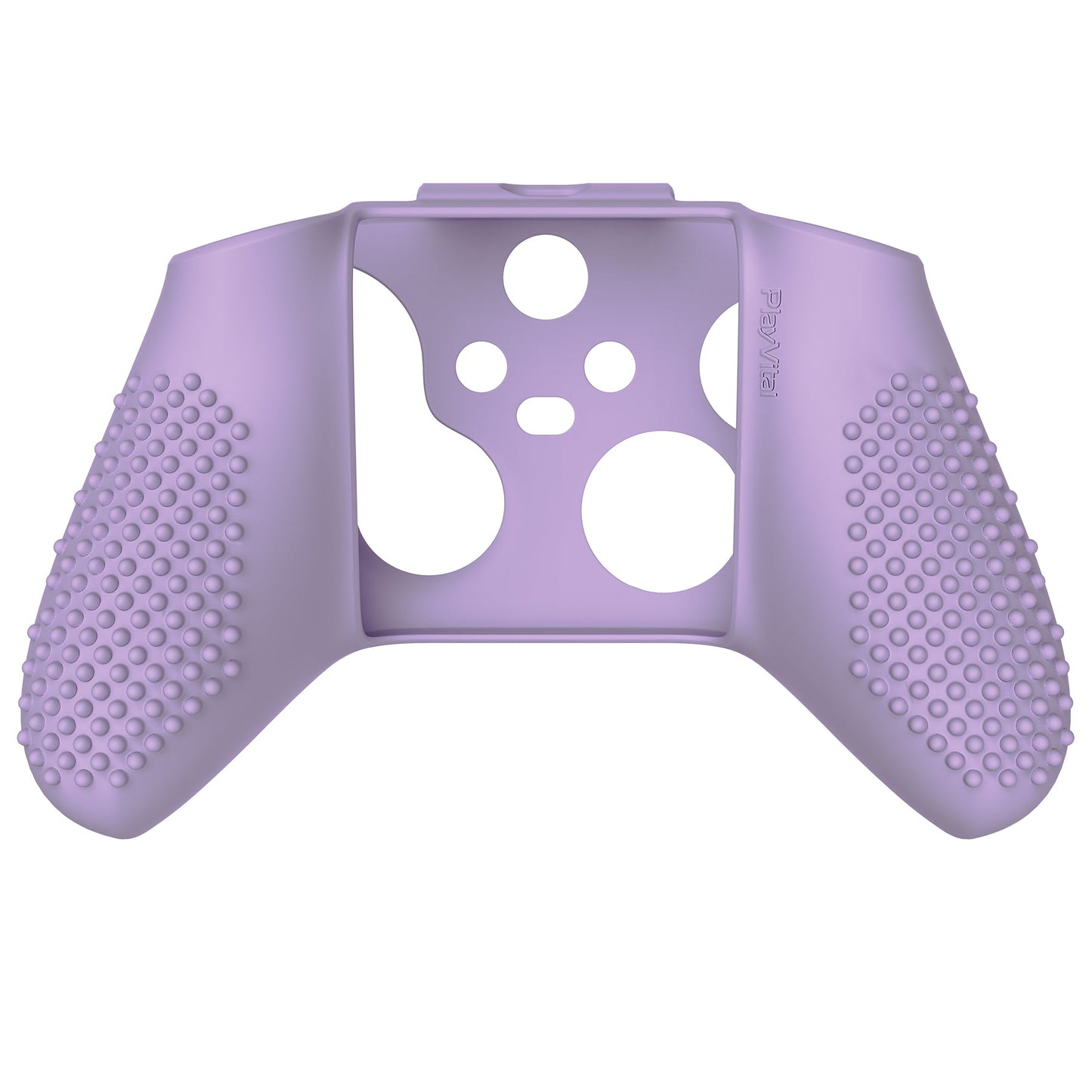 PlayVital Mauve Purple 3D Studded Edition Anti-slip Silicone Cover Skin for Xbox Series X Controller, Soft Rubber Case Protector for Xbox Series S Controller with 6 Black Thumb Grip Caps - SDX3009 PlayVital