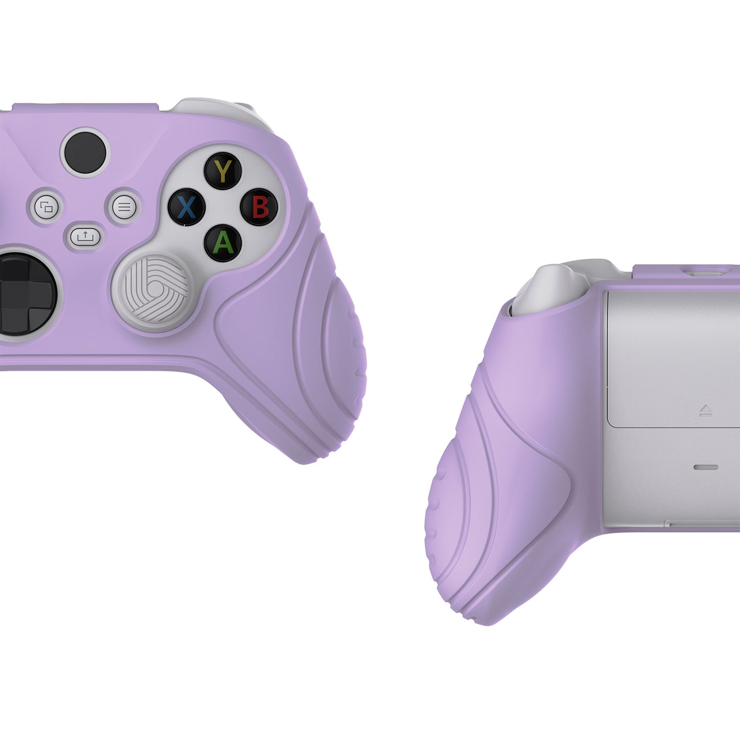 PlayVital Samurai Edition Mauve Purple Anti-slip Controller Grip Silicone Skin, Ergonomic Soft Rubber Protective Case Cover for Xbox Series S/X Controller with Black Thumb Stick Caps - WAX3009 PlayVital
