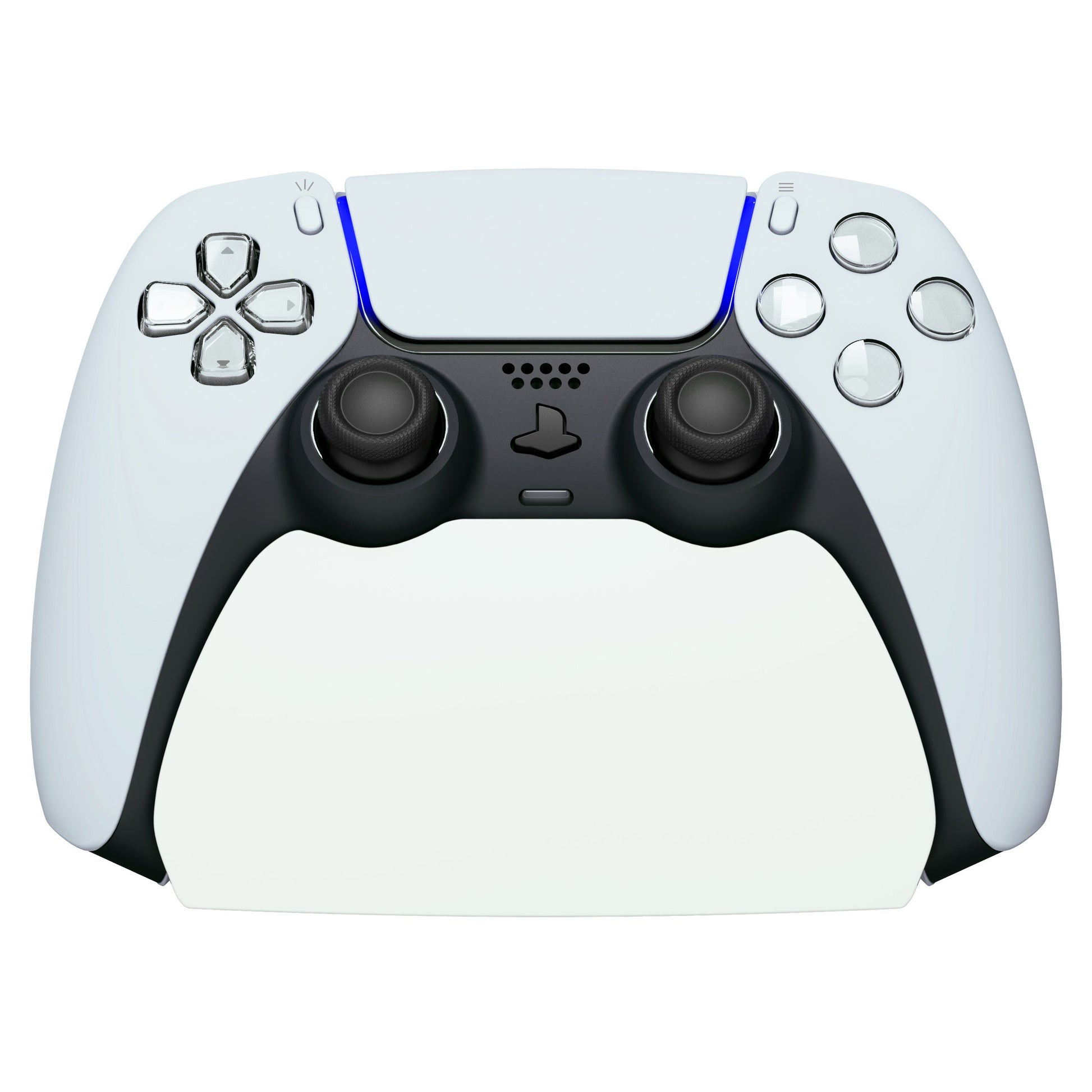  PlayVital White Controller Display Stand for ps5, Gamepad  Accessories Desk Holder for ps5 Controller with Rubber Pads : Video Games