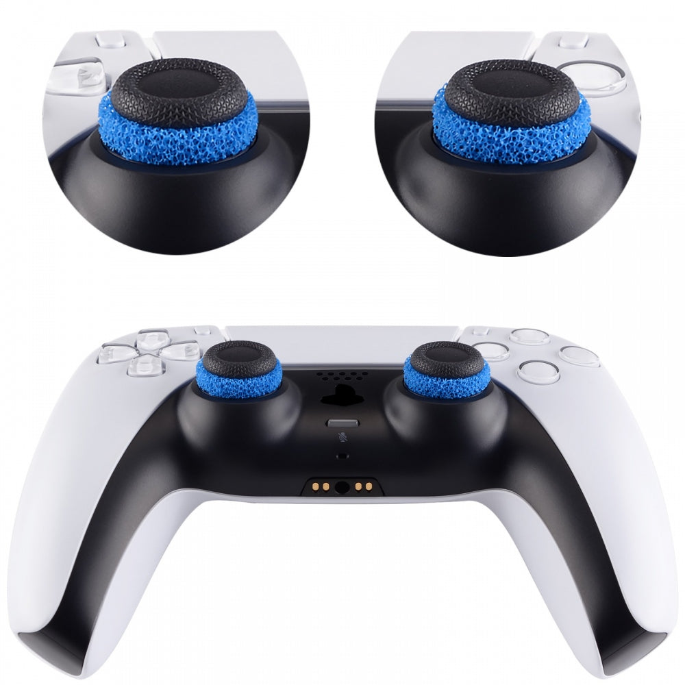 PlayVital 5 Pairs Aim Assist Target Motion Control Precision Rings for PS5, for PS4, Xbox Series X/S, Xbox One, Xbox 360, Switch Pro Controller - 5 Colors 3 Different Strength - PFPJ019 PlayVital