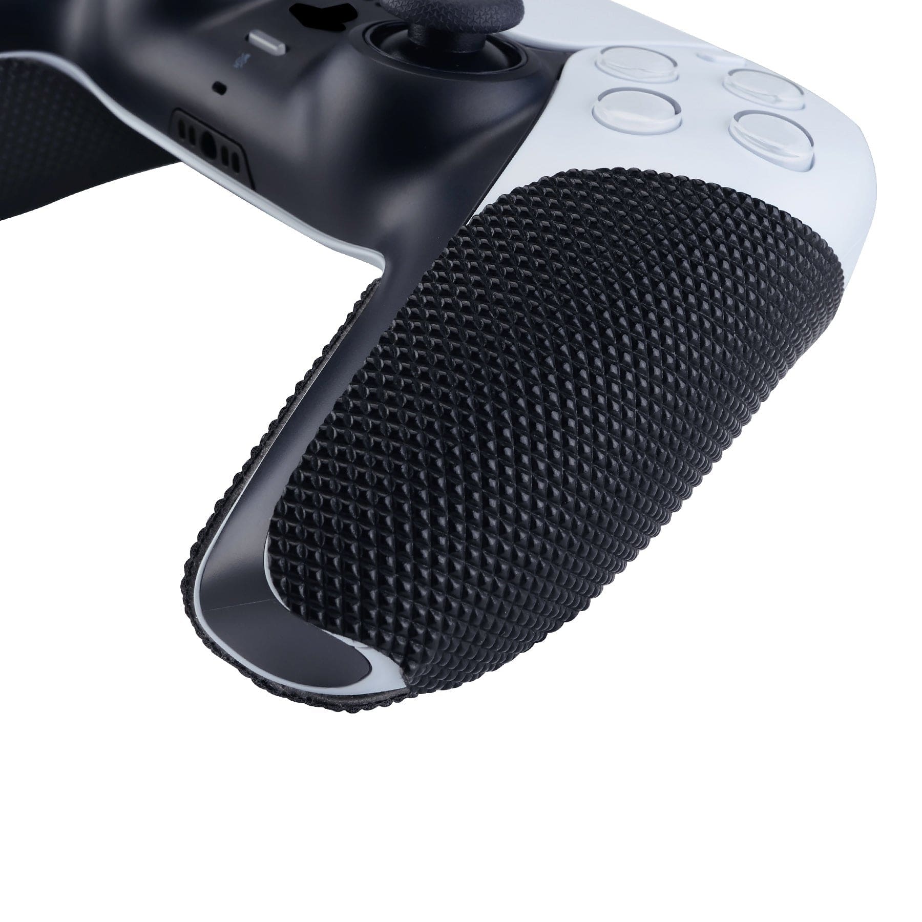 PlayVital Anti-Skid Sweat-Absorbent Controller Grip for PlayStation 5 Controller, Professional Textured Soft Rubber Pads Handle Grips for PS5 Controller - Diamond Grain - PFPJ020 PlayVital