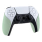 PlayVital Matcha Green Anti-Skid Sweat-Absorbent Controller Grip for PlayStation 5 Controller, Professional Textured Soft Rubber Pads Handle Grips for PS5 Controller - PFPJ025 PlayVital