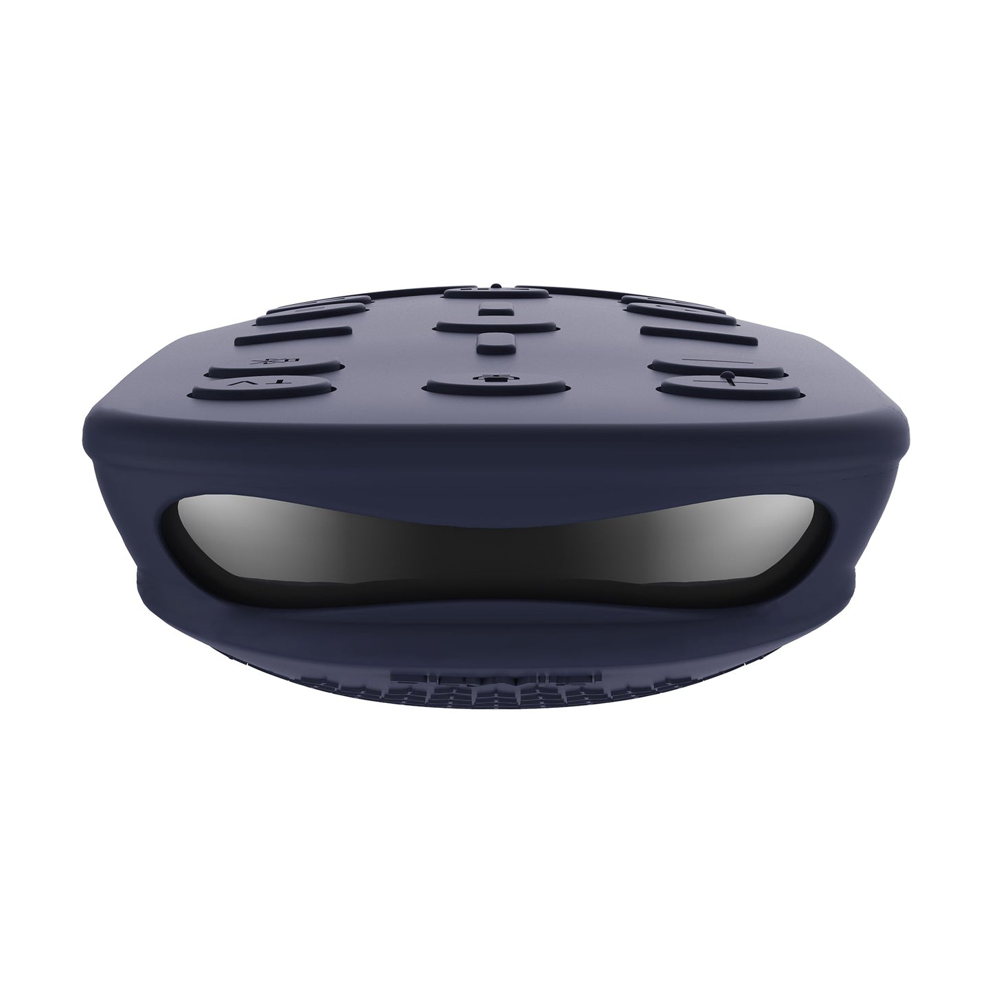 PlayVital Midnight Blue Silicone Protective Remote Case for PS5 Media Remote Cover, Ergonomic Design Full Body Protector Skin for PS5 Remote Control - PFPJ038 PlayVital