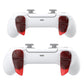 PlayVital Clear Red 2 Pair Shoulder Buttons Extension Triggers for PS5 Controller, Game Improvement Adjusters for PS5 Controller, Bumper Trigger Extenders for PS5 Controller - PFPJ042 PlayVital