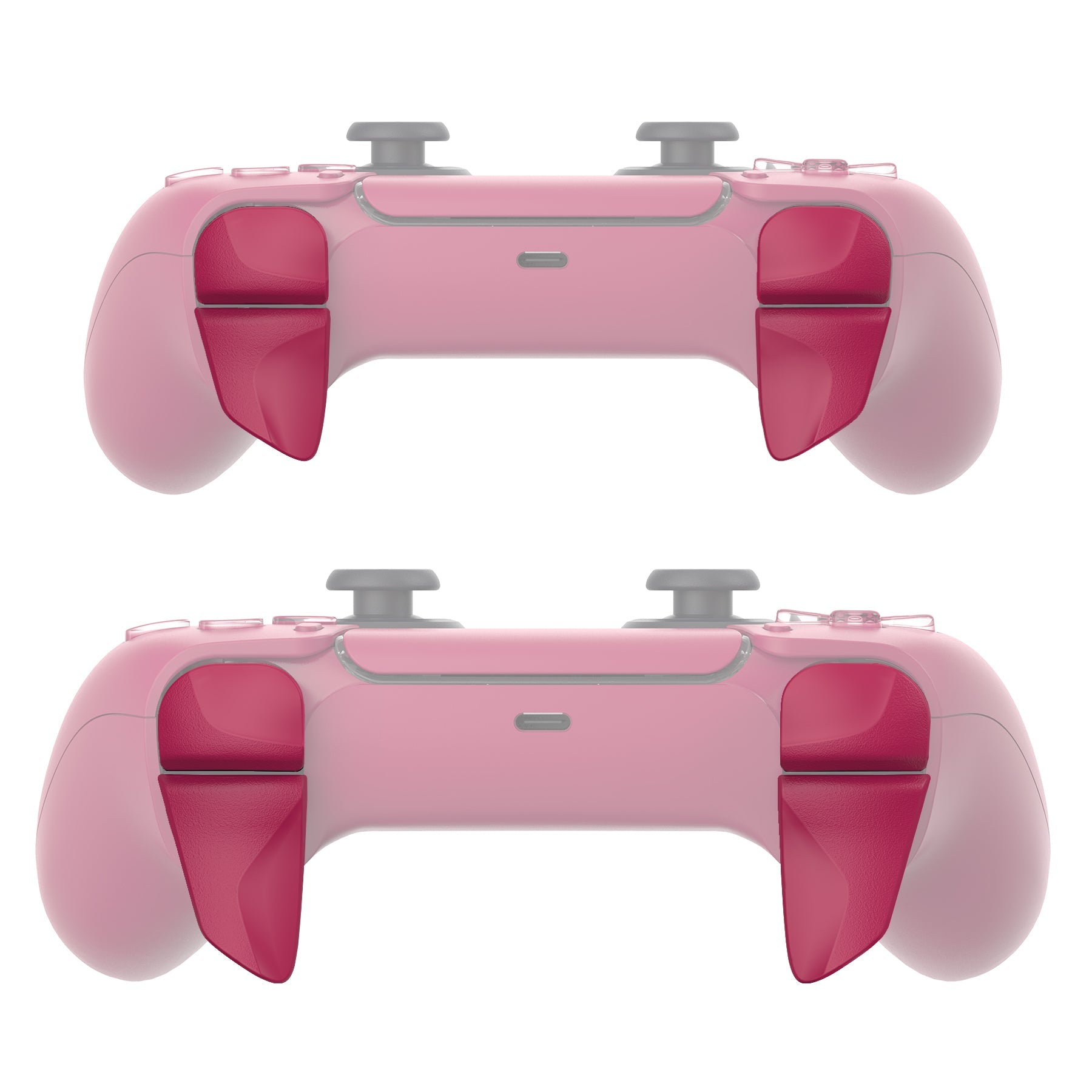 PlayVital Cosmic Red 2 Pair Shoulder Buttons Extension Triggers for PS5 Controller, Game Improvement Adjusters for PS5 Controller, Bumper Trigger Extenders for PS5 Controller - PFPJ048 PlayVital