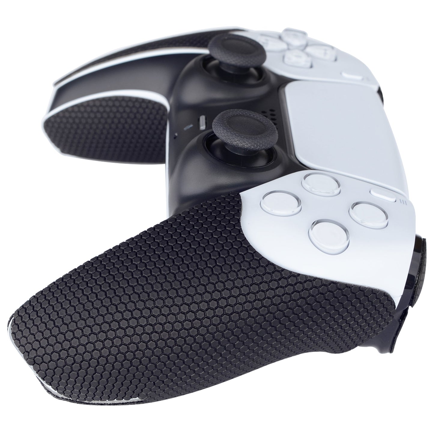 PlayVital Armored Edition Anti-Skid Sweat-Absorbent Controller Grip for PS5, Professional Textured Soft Rubber Pads Handle Grips for PS5 Controller with Shoulder Button Trigger Stickers -  PFPJ049 PlayVital