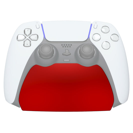 PlayVital Scarlet Red Game Controller Stand for PS5, Gamepad Stand for PS5, Display Desk Holder for PS5 Controller with Rubber Pads - PFPJ051 PlayVital