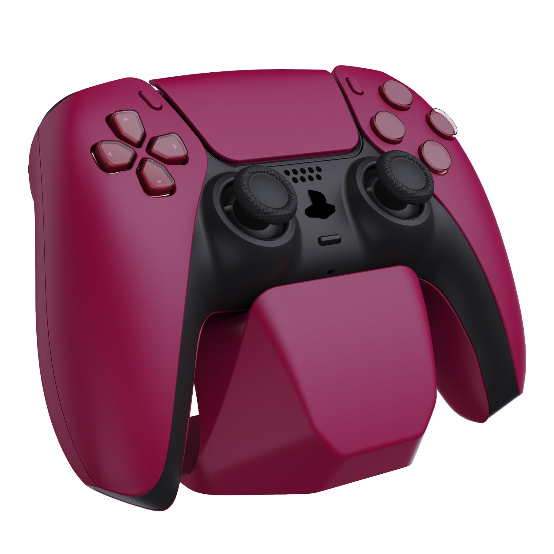 PlayVital Cosmic Red Universal Game Controller Stand for Xbox Series X/S Controller, Gamepad Stand for PS5/4 Controller, Display Stand Holder for Xbox Controller - PFPJ054 PlayVital