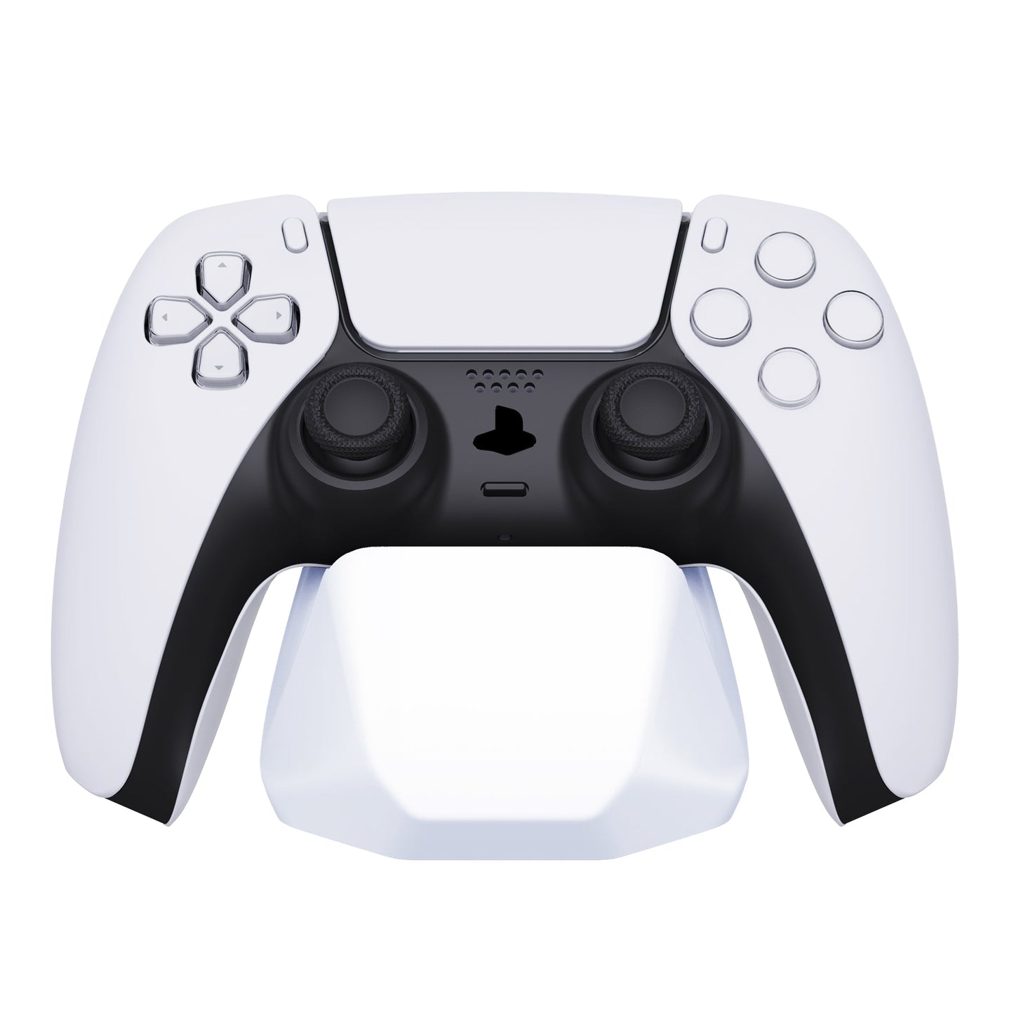 PlayVital White Universal Game Controller Stand for Xbox Series X/S Controller, Gamepad Stand for PS5/4 Controller, Display Stand Holder for Xbox Controller - PFPJ056 PlayVital
