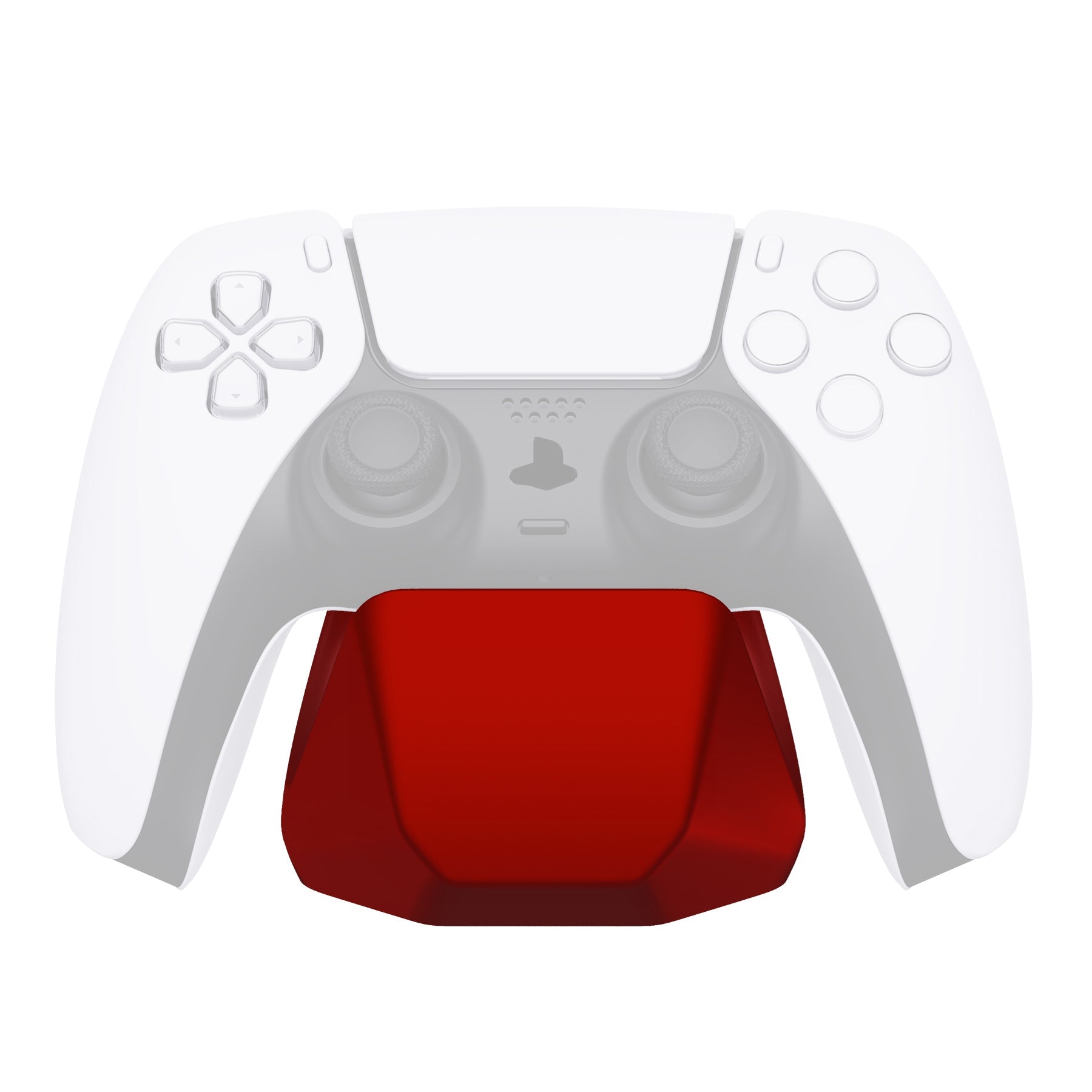 PlayVital Scarlet Red Universal Game Controller Stand for Xbox Series X/S Controller, Gamepad Stand for PS5/4 Controller, Display Stand Holder for Xbox Controller - PFPJ057 PlayVital