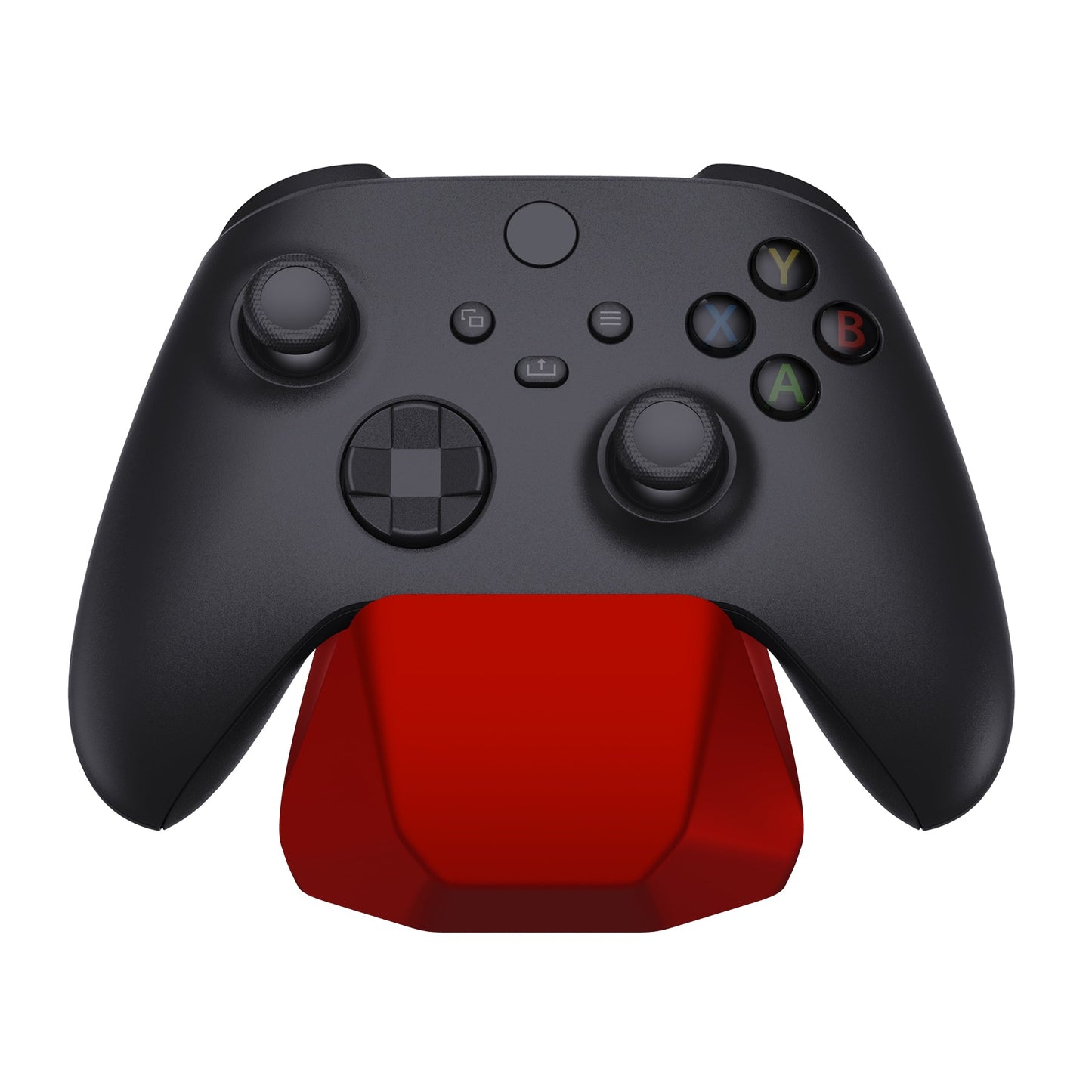 PlayVital Scarlet Red Universal Game Controller Stand for Xbox Series X/S Controller, Gamepad Stand for PS5/4 Controller, Display Stand Holder for Xbox Controller - PFPJ057 PlayVital