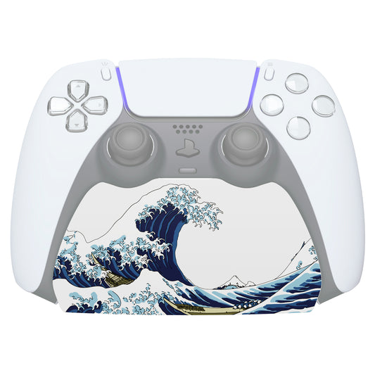 PlayVital The Great Wave Game Controller Stand for PS5, Gamepad Stand for PS5, Display Desk Holder for PS5 Controller with Rubber Pads - PFPJ059 PlayVital