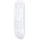 PlayVital Clear White Silicone Protective Remote Case for PS5 Media Remote Cover, Ergonomic Design Full Body Protector Skin for PS5 Remote Control - PFPJ076 PlayVital