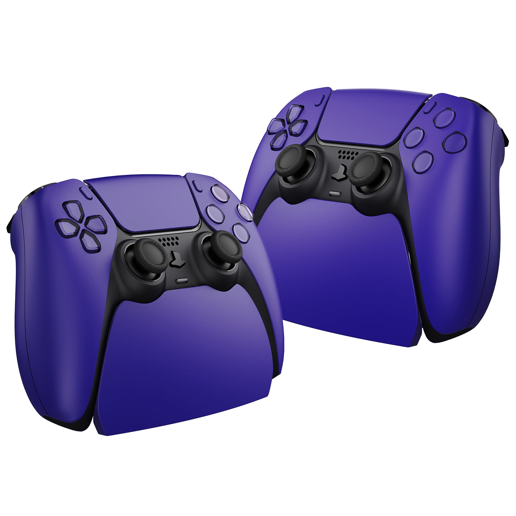 PlayVital Galactic Purple Controller Display Stand for PS5, Gamepad Accessories Desk Holder for PS5 Controller with Rubber Pads - PFPJ082 PlayVital