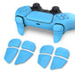 PlayVital Starlight Blue 2 Pair Shoulder Buttons Extension Triggers for PS5 Controller, Game Improvement Adjusters for PS5 Controller, Bumper Trigger Extenders for PS5 Controller - PFPJ089 PlayVital