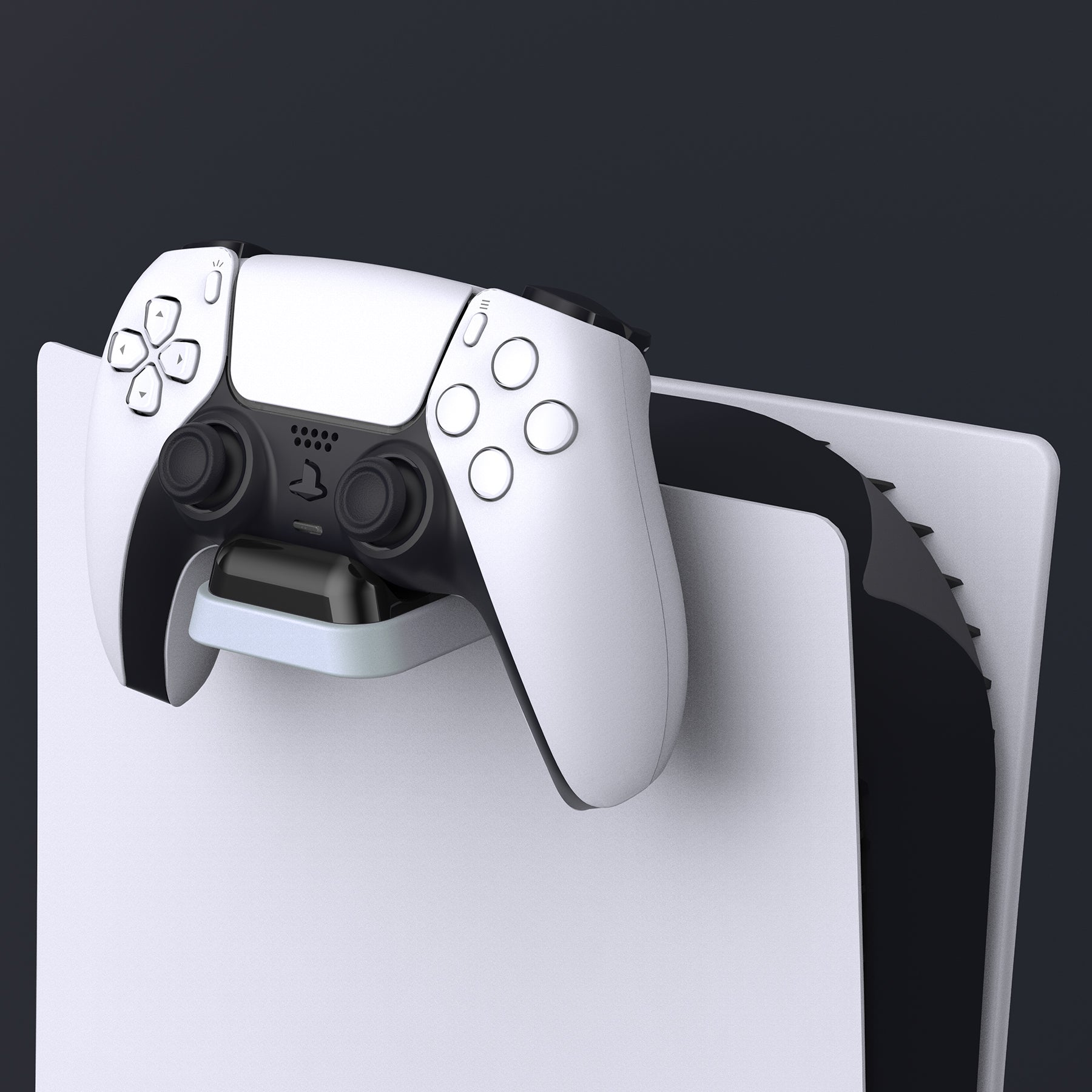 PlayVital 2 pcs Soporte de Pared Universal para ps5 Mando & Auriculares,  Soporte de Montaje en Pared para Xbox Series Control, Soporte para Switch  Pro
