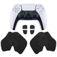 PlayVital eXtremeRate Anti-Slip Silicone Controller Grip Tape for ps5 Controller, Sweat-Absorbent Handle Grips for ps5 Controller with Shoulder Button Trigger Stickers Set - Black - PFPJ111 PlayVital