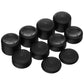 PlayVital Black Ergonomic Thumb Stick Grips for Nintendo Switch Pro, PS5, PS4, Xbox Series X/S, Xbox One, Xbox One X/S Controller - with 3 Height Convex and Concave - Raised Dots & Studded Design - PJM2021 PlayVital