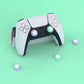 PlayVital Star Design Cute Thumb Grip Caps for ps5/4 Controller, Silicone Analog Stick Caps Cover for Xbox Series X/S, Thumbstick Caps for Switch Pro Controller - Mint Green & Light Violet - PJM3005 PlayVital