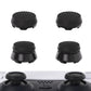 PlayVital Thumbs Assault ARMOR Thumbstick Extender for ps5 Controller, for ps4 All Model Controllers, Joystick Caps Grip for ps5/4 Controller -2 High Raise and 2 Mid Raise Dome - Black - PJM4001 PlayVital