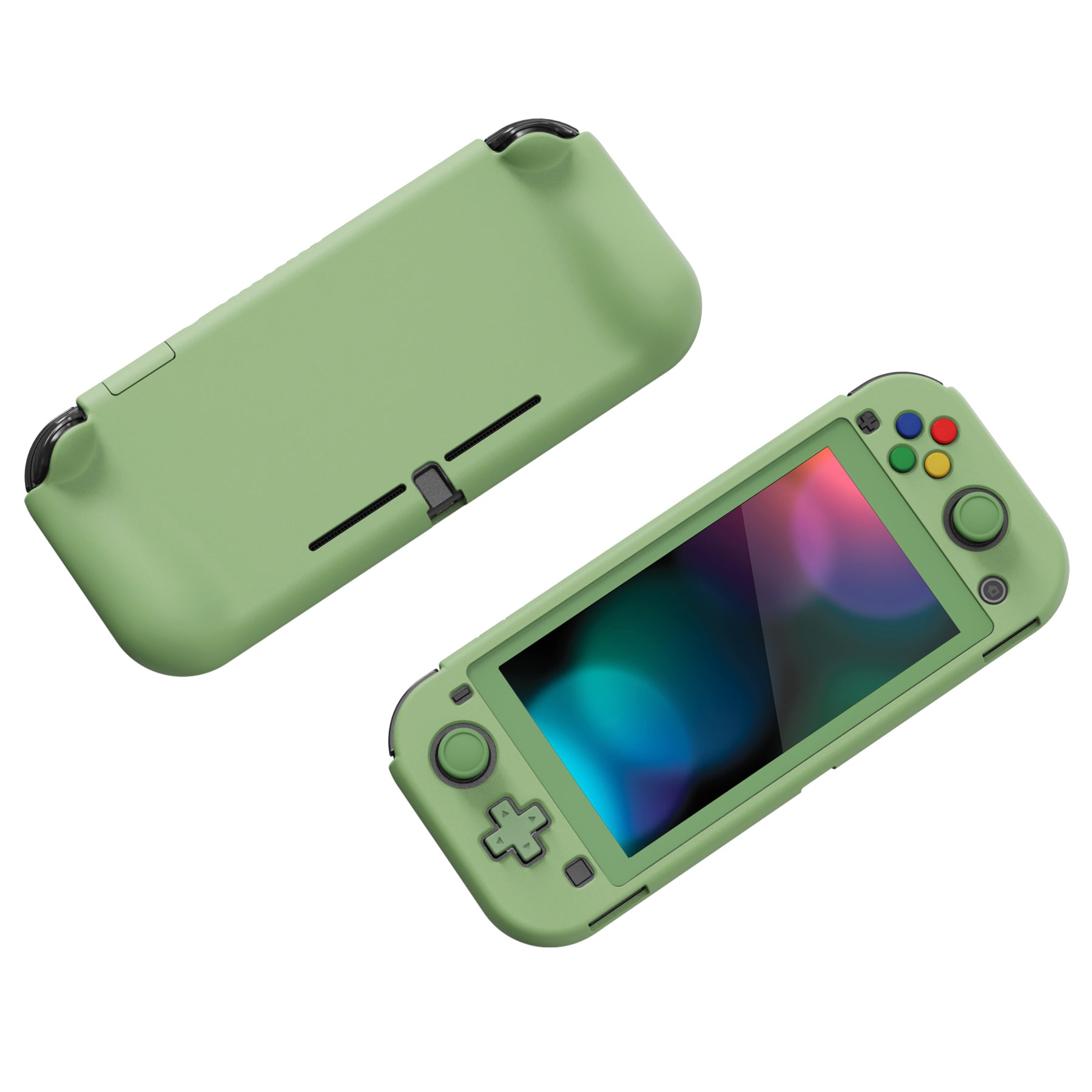 PlayVital ZealProtect Protective Case for Nintendo Switch Lite, Hard Shell  Ergonomic Grip Cover for Nintendo Switch Lite w/Screen Protector & Thumb 