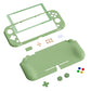 PlayVital ZealProtect Protective Case for Nintendo Switch Lite, Hard Shell Ergonomic Grip Cover for Nintendo Switch Lite w/Screen Protector & Thumb Grip Caps & Button Caps - Matcha Green - PSLYP3003 playvital