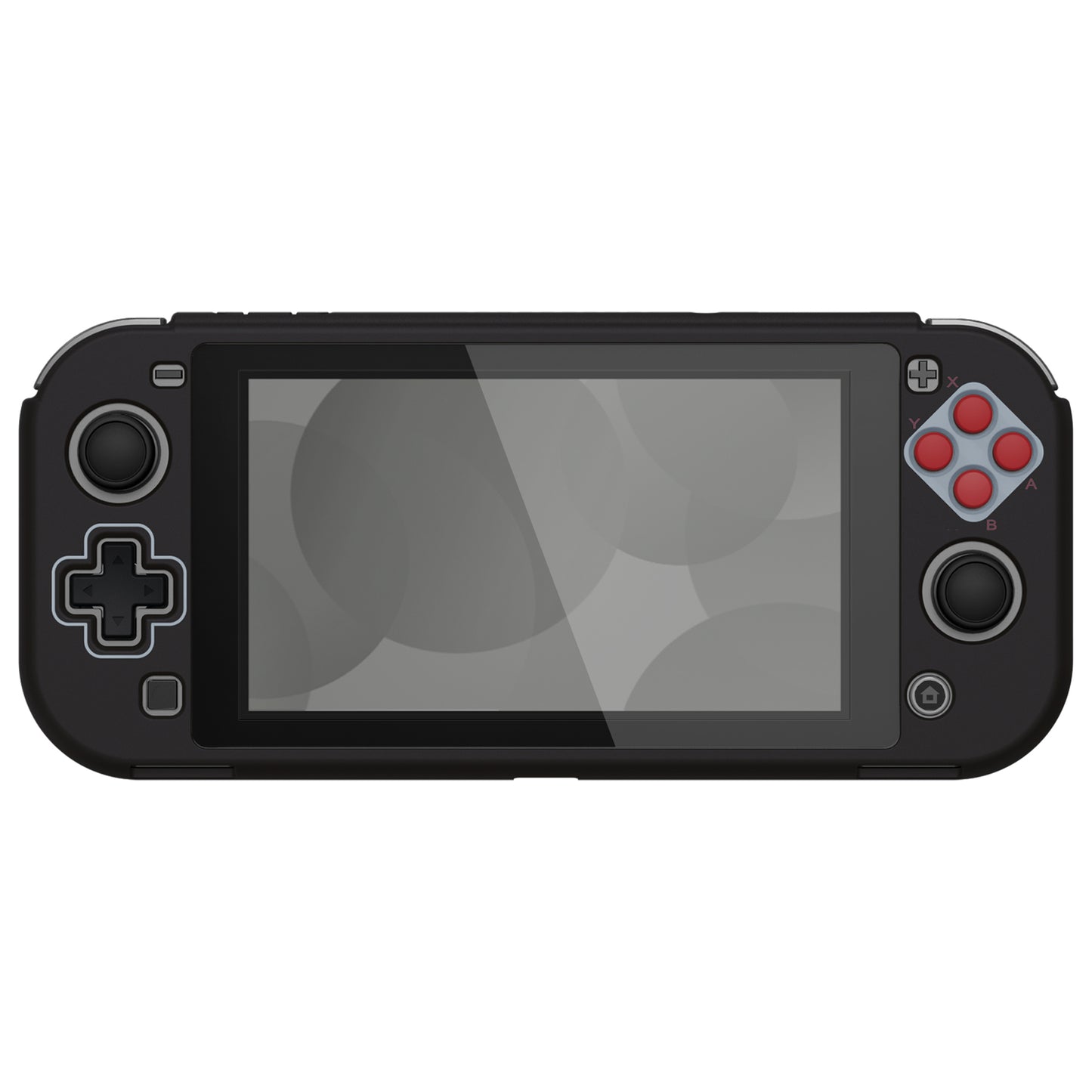 PlayVital ZealProtect Protective Case for Nintendo Switch Lite, Hard Shell Ergonomic Grip Cover for Switch Lite w/Screen Protector & Thumb Grip Caps & Button Caps - Classics NES Style - PSLYY7003 PlayVital