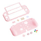 PlayVital ZealProtect Protective Case for Nintendo Switch Lite, Hard Shell Ergonomic Grip Cover for Switch Lite w/Screen Protector & Thumb Grip Caps & Button Caps - Cherry Blossoms Petals - PSLYY7004 PlayVital