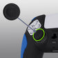 PlayVital Knight Edition Black & Blue Two Tone Anti-Slip Silicone Cover Skin for Playstation 5 Controller, Soft Rubber Case for PS5 Controller with Thumb Grip Caps - QSPF009 PlayVital