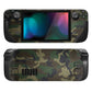 PlayVital Full Set Protective Skin Decal for Steam Deck, Custom Stickers Vinyl Cover for Steam Deck Handheld Gaming PC - Army Green Camouflage - SDTM015 playvital