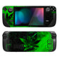 PlayVital Full Set Protective Skin Decal for Steam Deck, Custom Stickers Vinyl Cover for Steam Deck Handheld Gaming PC - Green Leaf - SDTM053 PlayVital