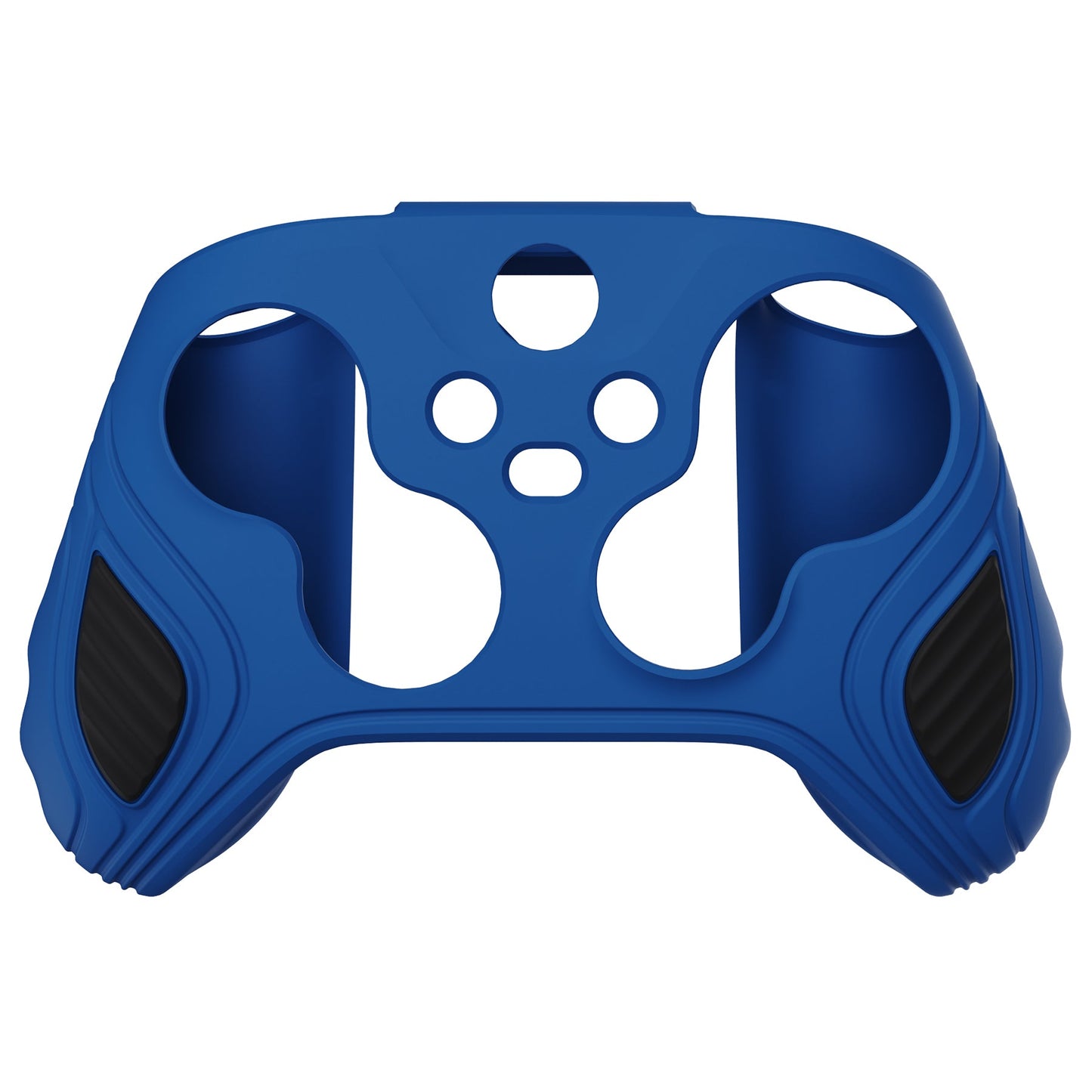 PlayVital Scorpion Edition Two-Tone Anti-Slip Silicone Case Cover for Xbox Series X/S Controller, Soft Rubber Case for Xbox Core Controller with Thumb Grip Caps - Blue & Black - SPX3001 PlayVital