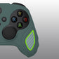 PlayVital Scorpion Edition Two-Tone Anti-Slip Silicone Case Cover for Xbox Series X/S Controller, Soft Rubber Case for Xbox Core Controller with Thumb Grip Caps - Templeton Gray & Jade Grey -SPX3009 PlayVital