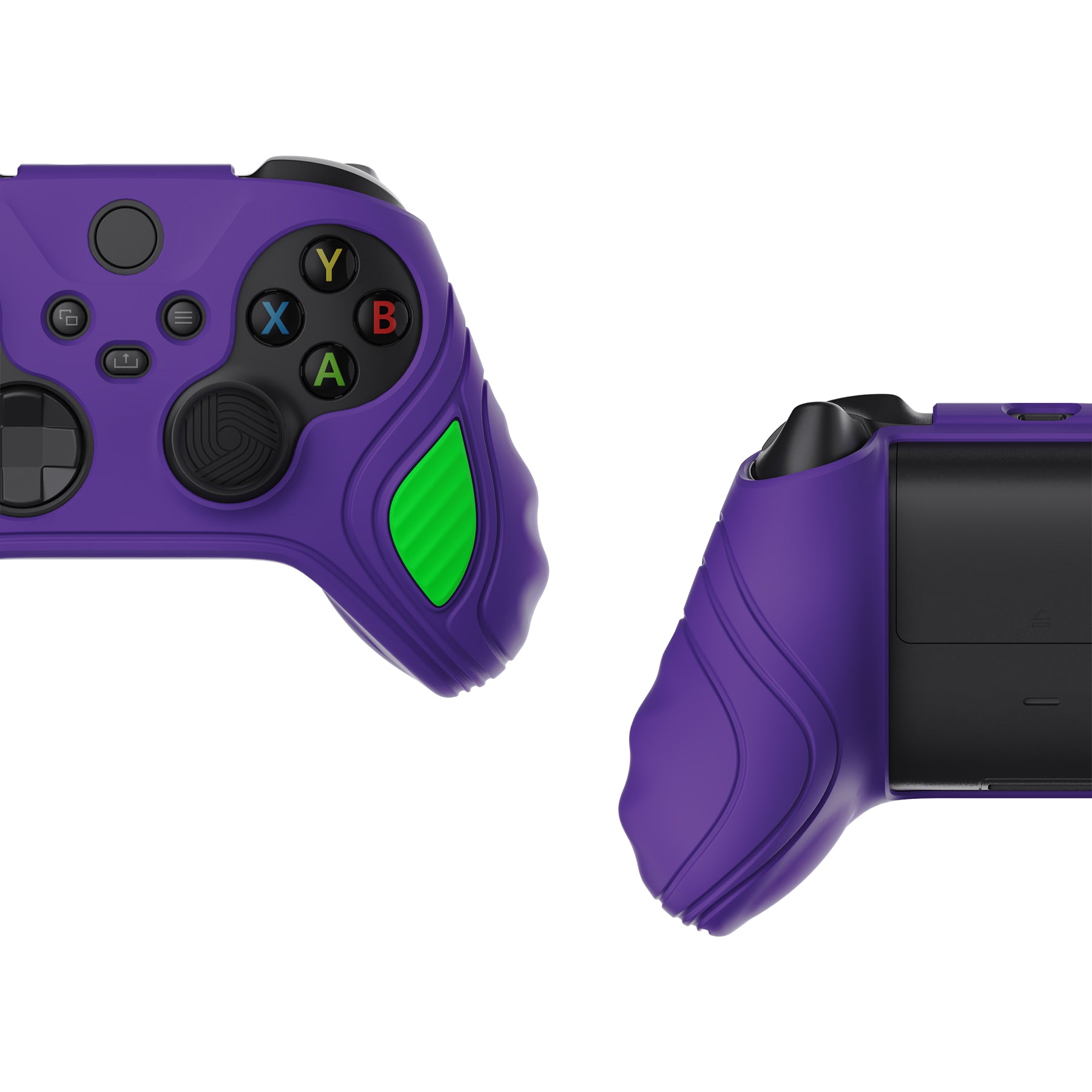 Purple and green 2024 xbox one controller