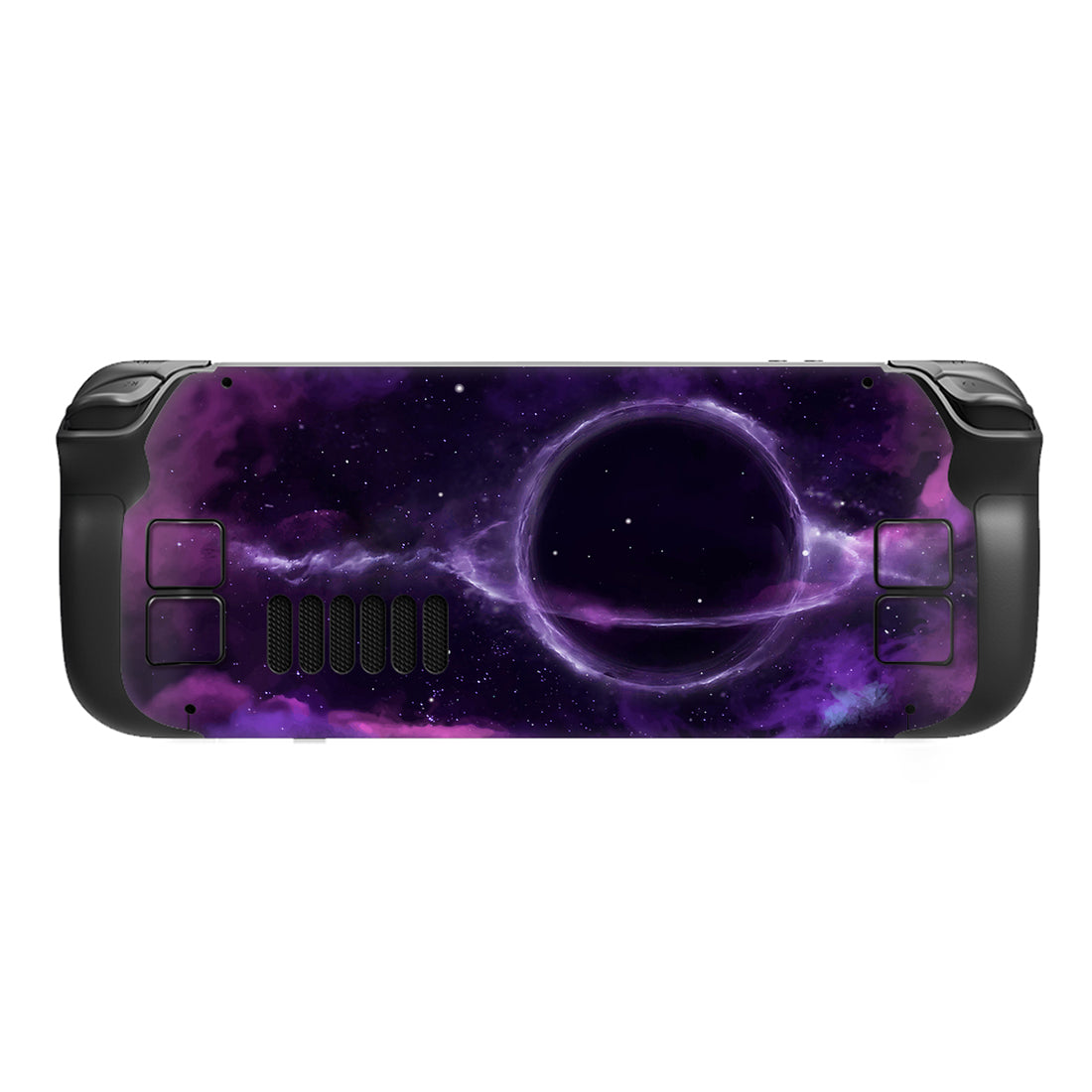 PlayVital Full Set Protective Skin Decal for Steam Deck, Custom Stickers Vinyl Cover for Steam Deck Handheld Gaming PC - Purple Deep Space - SDTM020 playvital