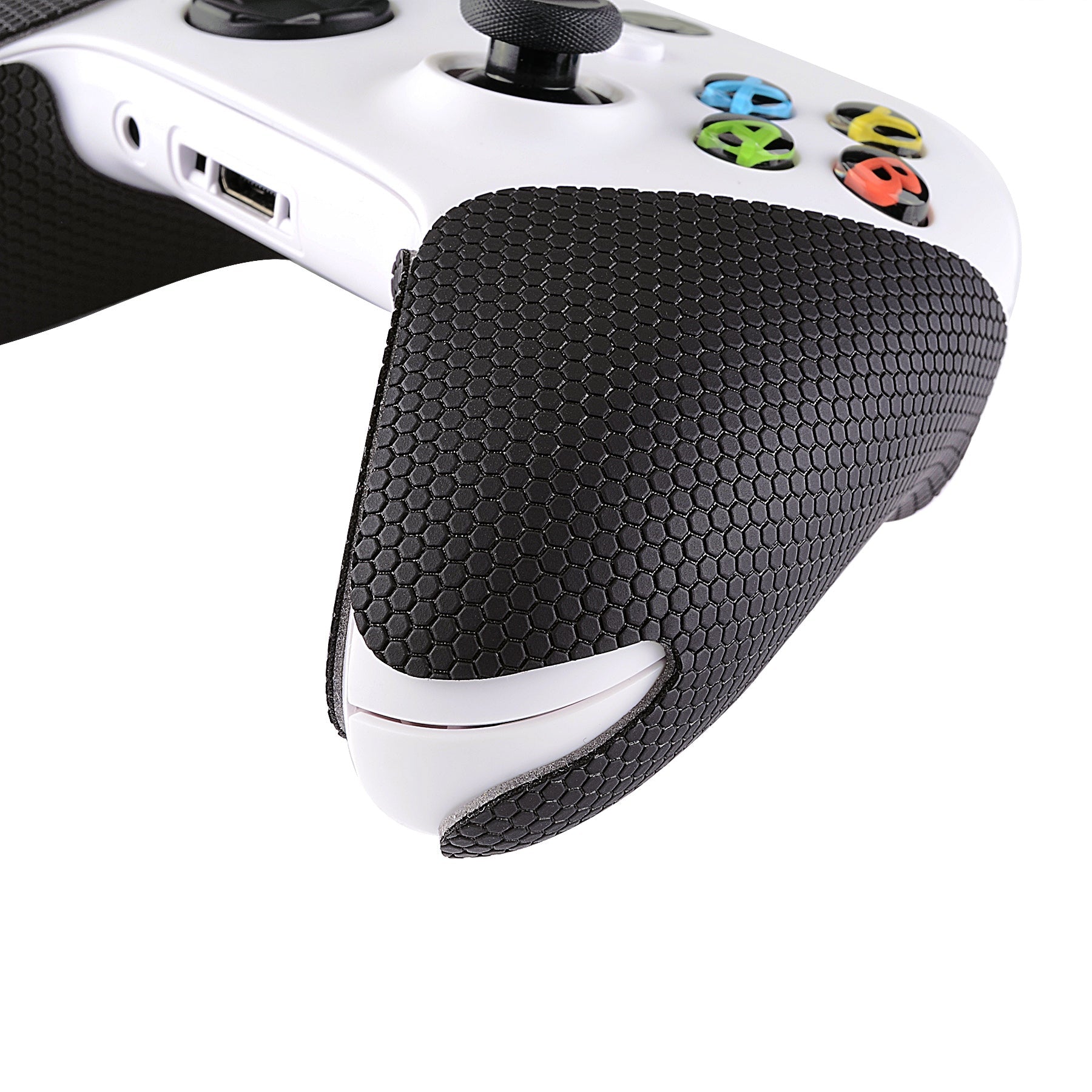 PlayVital Anti-Skid Sweat-Absorbent Controller Grip for Xbox Series X/S Controller, Professional Textured Soft Rubber Pads Handle Grips for Xbox Core Wireless Controller - X3PJ001 PlayVital