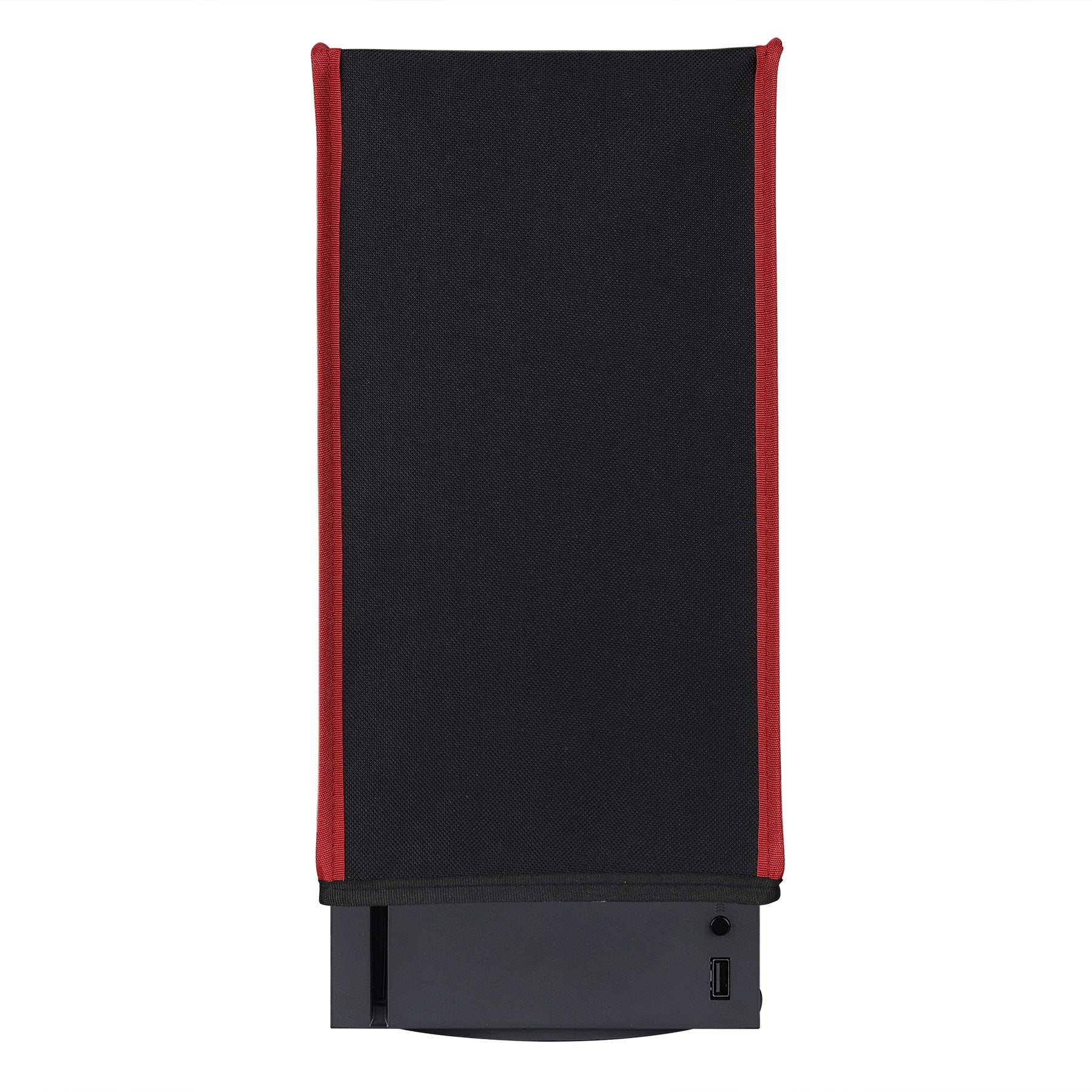PlayVital Black & Red Trim Nylon Dust Cover for Xbox Series X Console, Soft Neat Lining Dust Guard, Anti Scratch Waterproof Cover Sleeve for Xbox Series X Console - X3PJ010 PlayVital