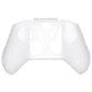 PlayVital Samurai Edition Clear White Anti-Slip Controller Grip Silicone Skin for Xbox One X/S Controller, Ergonomic Soft Rubber Protective Case Cover for Xbox One S/X Controller with Clear White Thumb Stick Caps - XOQ040 playvital
