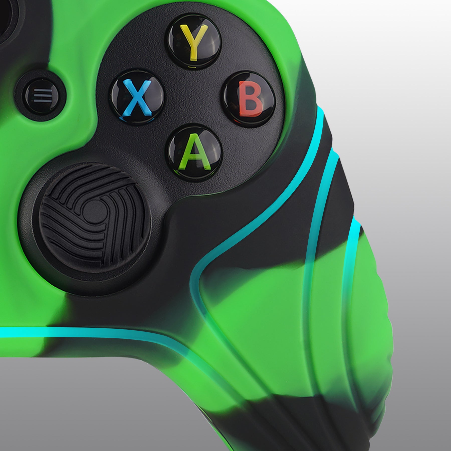 PlayVital Samurai Edition Black Anti-Slip Controller Grip Silicone Skin for  Xbox One X/S Controller, Ergonomic Soft Rubber Protective Case Cover for