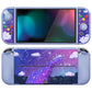 PlayVital ZealProtect Soft Protective Case for Switch OLED, Flexible Protector Joycon Grip Cover for Switch OLED with Thumb Grip Caps & ABXY Direction Button Caps - Pouring Starry - XSOYV6012 playvital