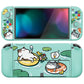 PlayVital ZealProtect Soft Protective Case for Switch OLED, Flexible Protector Joycon Grip Cover for Switch OLED with Thumb Grip Caps & ABXY Direction Button Caps - Pool Party Kitten - XSOYV6014 playvital