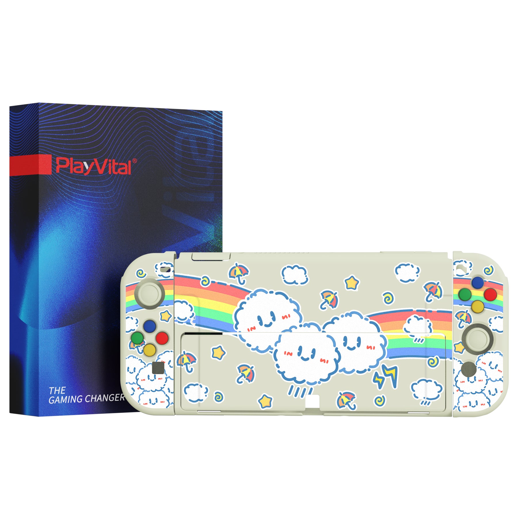 Rainbow nintendo deals switch case