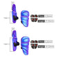 PlayVital Dune 2 Pairs Trigger Stop Shoulder Buttons Extension Kit for ps5 Controller, Stopper Bumper Trigger Extenders Game Improvement Adjusters for ps5 Controller - Chameleon Purple Blue - YCPFP001 PlayVital