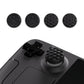 PlayVital Thumb Grip Caps for Steam Deck, Silicone Thumbsticks Grips Joystick Caps for Steam Deck - Diamond Grain & Crack Bomb Design - YFSDM004 PlayVital