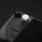 PlayVital White Thumb Grip Caps for Steam Deck, Silicone Thumbsticks Grips Joystick Caps for Steam Deck - Raised Dots & Studded Design - YFSDM018 PlayVital