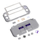 PlayVital Classics SNES Style Protective Grip Case for NS Switch Lite, Hard Cover for Nintendo Switch Lite - Screen Protector & Thumb Grips & Buttons Caps Stickers Included - YYNLY003 playvital
